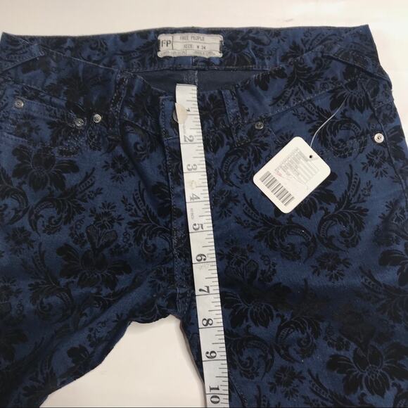 Free People Denim D/F pants damask pants jeans - Picture 6 of 6
